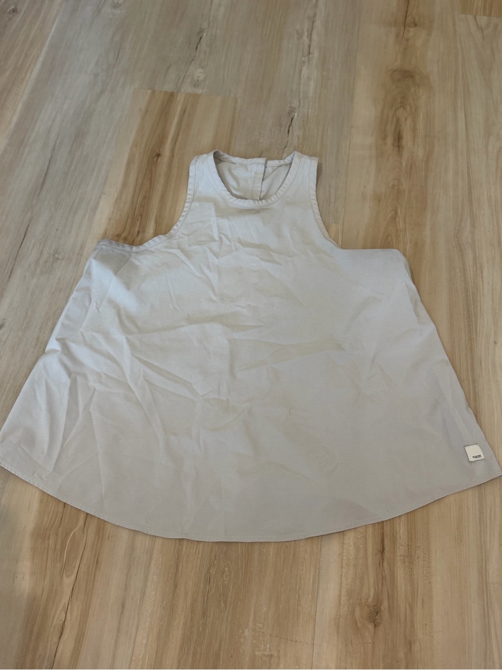 Vuori Light Gray Flared Tank Top